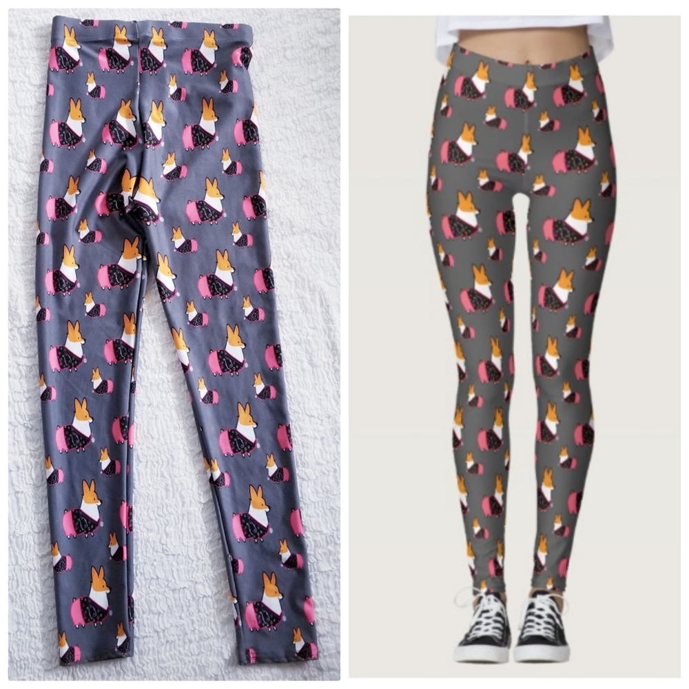 Fashioning Art Corgi Nurse Leggings